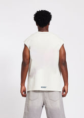 MEMORY LANE Desert Scene Sleeveless Crop Tee Off White - Gravity NYC